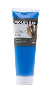 Farby akrylové Molenaer 250 ml modrá