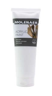Farby akrylové Molenaer 250 ml biela
