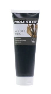 Farby akrylové Molenaer 250 ml čierna