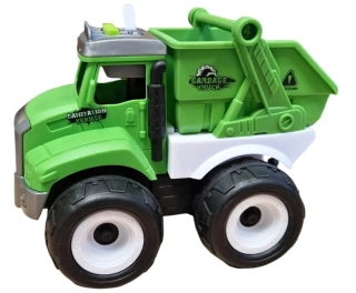 Auto upratovacie s efektmi 16,5cm - auto s kontajnerom