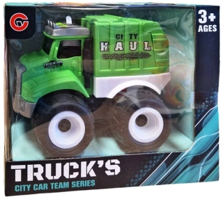 Auto upratovacie s efektmi 16,5cm - smetiarske auto