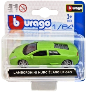 Bburago auto 1:64 mix - zelené - Lamborghini