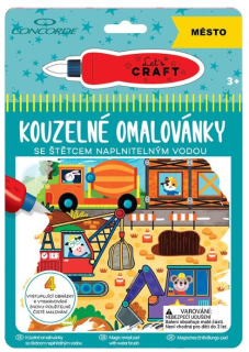 Maľovánky kúzelne CONCORDE Mesto