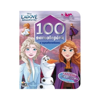 100 samolepiek s maľovankami Ľadové kráľovstvo
